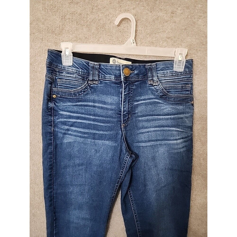 Democracy Ab Technology Ankle Jeans Womens 10 Blue Medium Wash Slimming Stretch - Picture 3 of 8